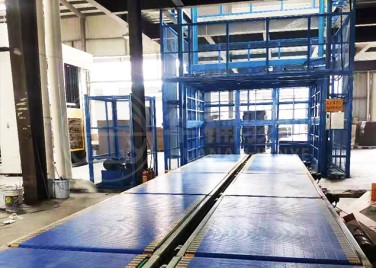 皮帶式輸送線升降機